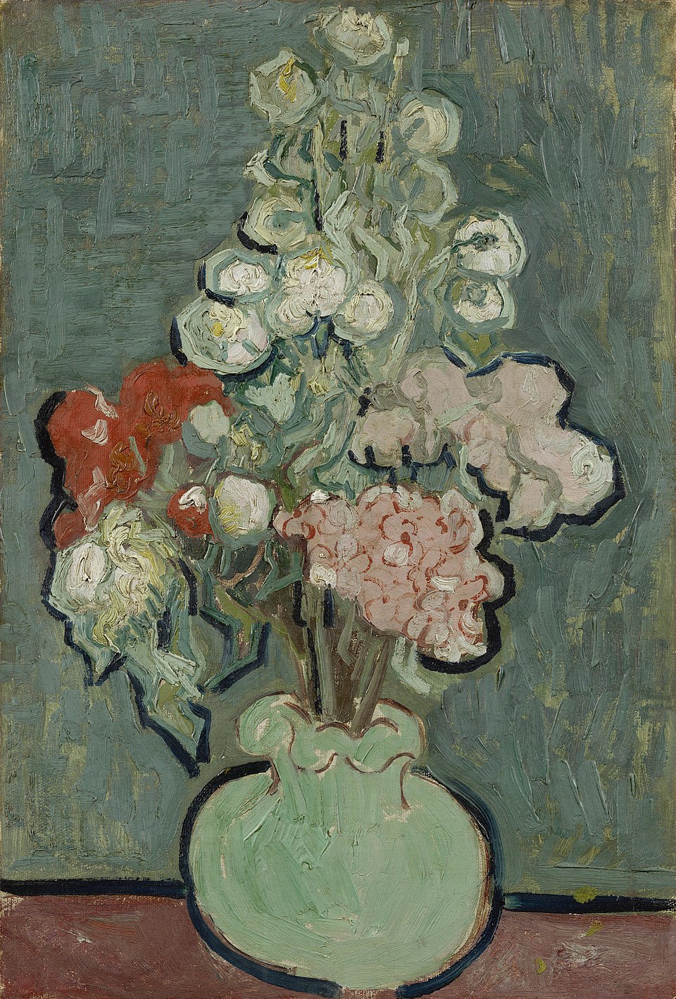 Vase avec des fleurs