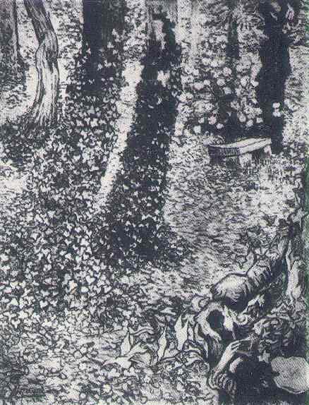 Coin dans le jardin de Saint-Paul